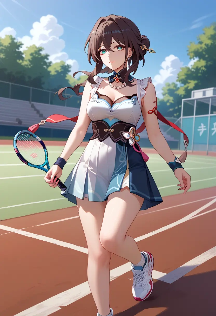 star rail,ruan mei,tennis skirt  - 